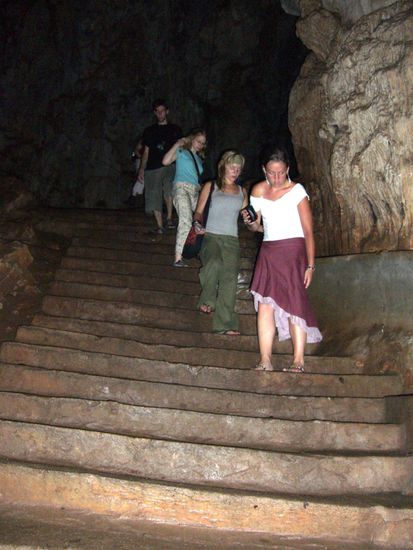 der Abstieg war recht steil