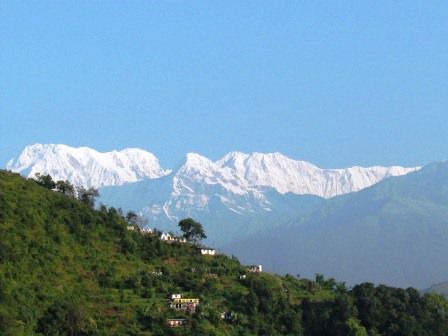 Die Annapurna Kette - alles 8.000 ender Berge! Wahnsinn, so nah am Himalaya!