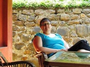 auf meiner Terrasse