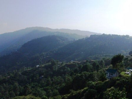 Aussicht von unserem Balkon aus