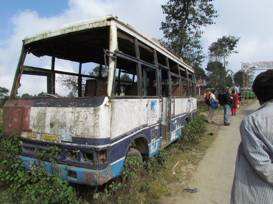 der Bus hat auch schon bessere Zeiten gesehen