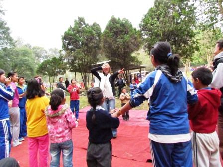 Spiel mit den Kids