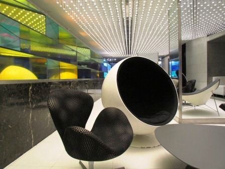 die Lobby vom Parkhotel