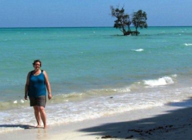 ...der selbe Baum steht nun total unter Wasser