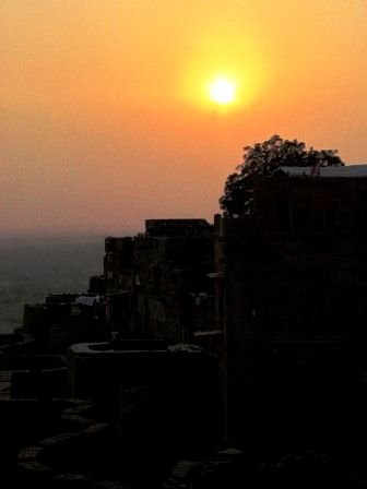 Sunset over Jaipur