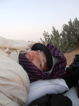 am nächsten Morgen nach einer unbequemen und kalten Nacht unter den Sternen wollten wir gar nicht aus dem Schlafsack kriechen