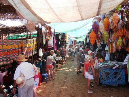 Flohmarkt in Anjuna
