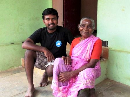 Prabhu mit Oma Kuruvammal