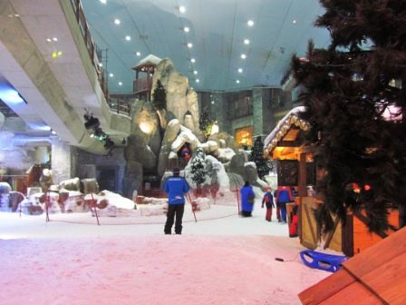 In der Mall of Emirates gibt es sogar eine Skihalle - fahren ging ich allerdings nicht!