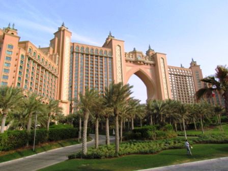 Hotel Atlantis auf der künstlichen Insel The Palm