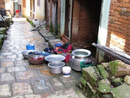 Straßen in Kirtipur