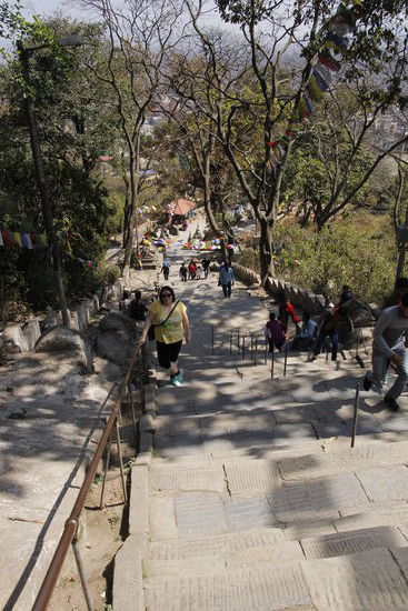 nur noch ein paar Stufen