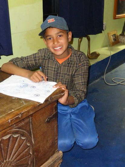 Nabin ist ein ganz stiller Junge