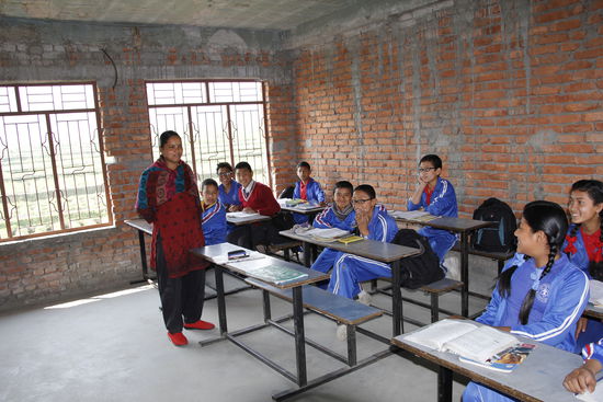 hier werden die älteren Kinder unterrichtet
