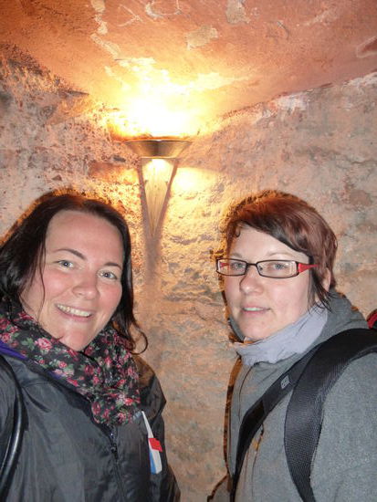 hoch geht es zur Empore