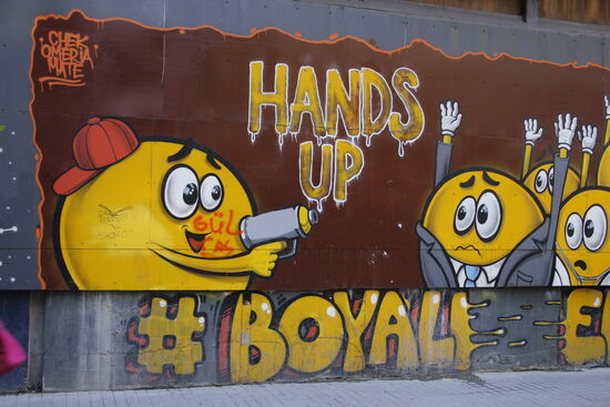 Überall Wandmalereien! 