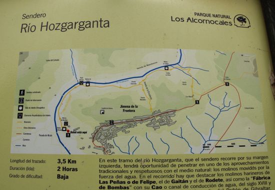 Hier sieht man die verschiedenen Routen.