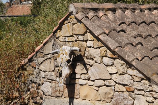 .....vorbei an alten Häusern....