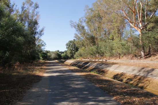 Am Kanal entlang ist ein breiter Weg, der wie ich feststellte gern von Radfahrern benutzt wird. Leider gab es hier recht viele Mücken und Fliegen, die ich sonst noch nie wahrgenommen habe.