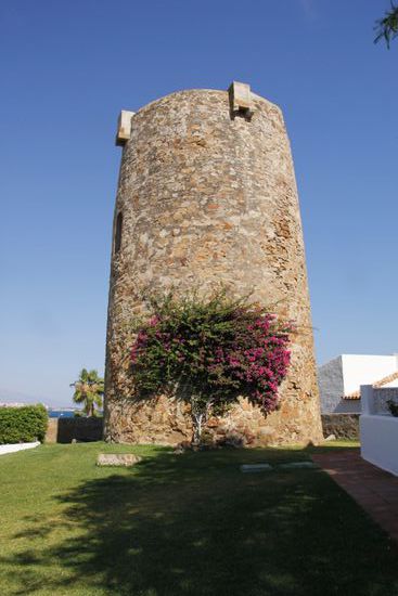Ein Stück weiter Richtung Estepona stoppte ich nochmal kurz beim "Torre del Arroyo Vaquero"