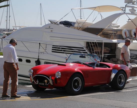 der hier parkte gerade und machte einen Höllenlärm dabei! 