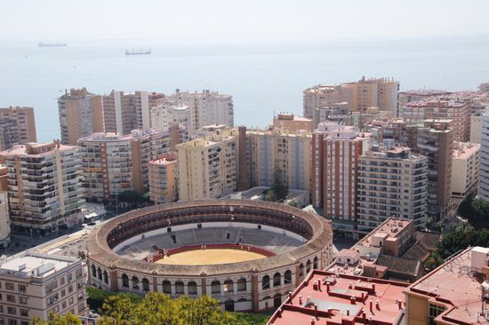 ... und die Stierkampfarena liegt einem zu Füßen.