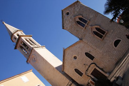 Kirche Sv. Ivana - die dreischiffige Kirche Johannes des Täufers aus dem 9.Jahrhundert