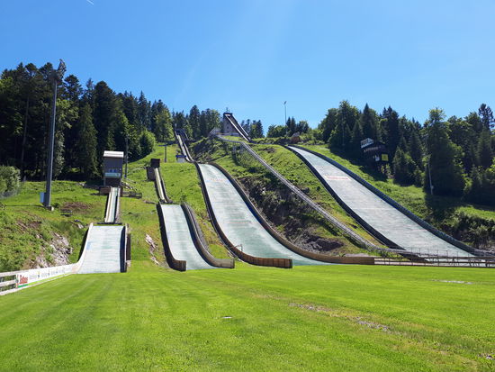 Ski-Sprung Schanze in Hinterzarten