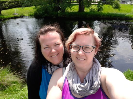 hier machten wir Mittagspause und aßen unsere Snackbox, die Conny jeden Morgen liebevoll für uns bestückt.