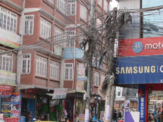 typische Stromverlegung hier!