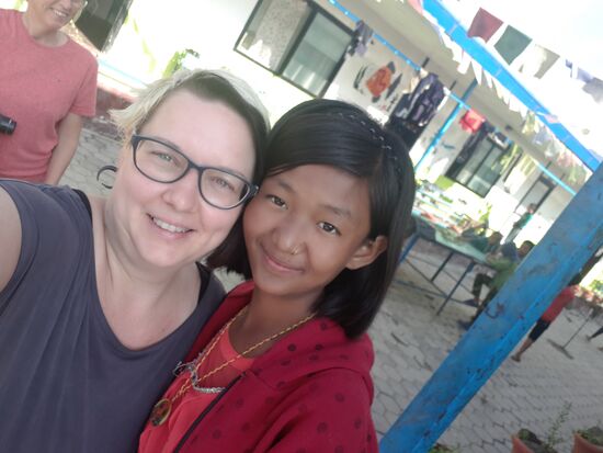 für Anju Rana konnten wir während unseres Aufenhaltes eine Patin finden! DANKE