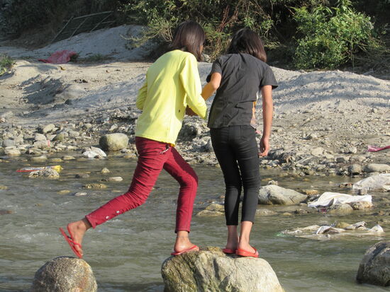 bei den Kindern sieht es so leicht aus.....