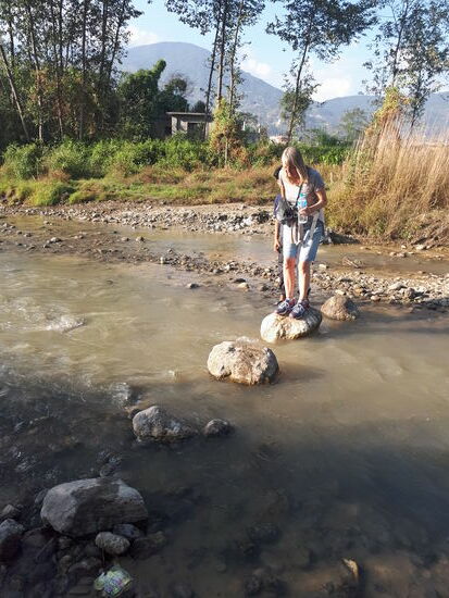 auch wir haben es zur anderen Seite geschafft! und das trockenen Fußes! 