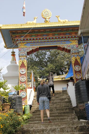 die letzen Stufen und wir haben es geschafft!