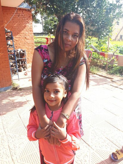 Sabina mit der Tochter