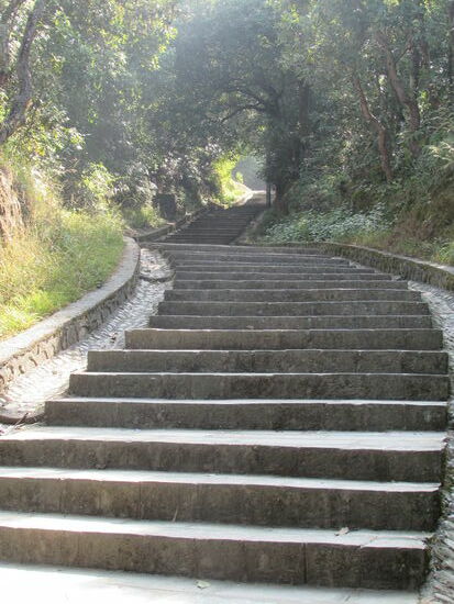 ...und noch einige Stufen bis zum Ziel...