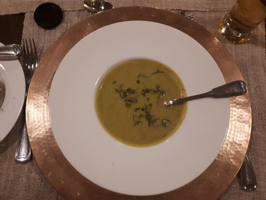 eine leckere Suppe
