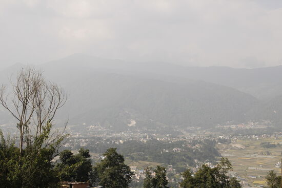 Aussicht von der Tempelanlage