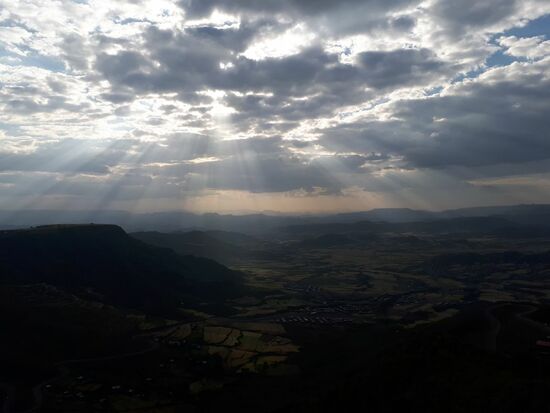 und wir erleben tatsächlich nen wunderschönen Sonnenuntergang