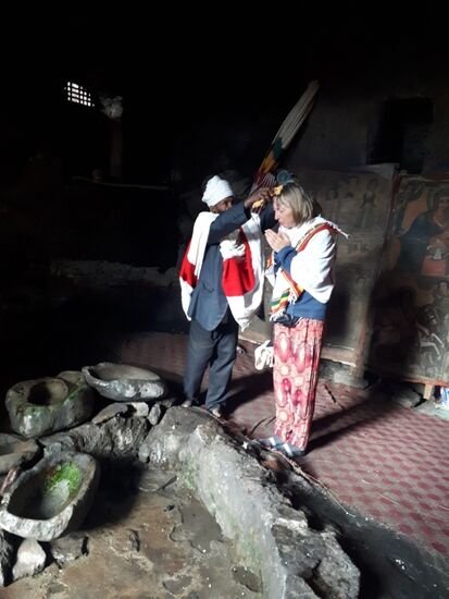 Die Segnung's Zeremonie