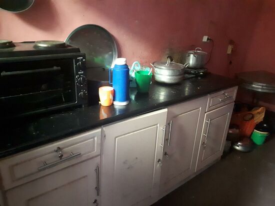 Blick in die Küche, alles ganz einfach.