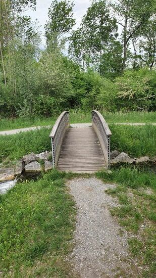 Die  zwei Wege gehen ineinander über