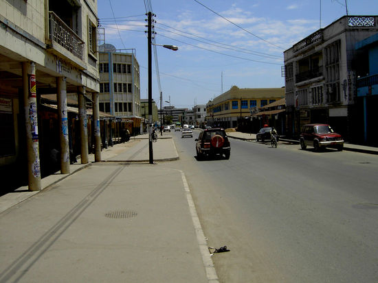 Strasse in Mwanza