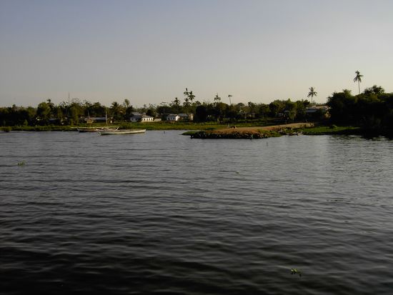 Blick zurück auf Nansio