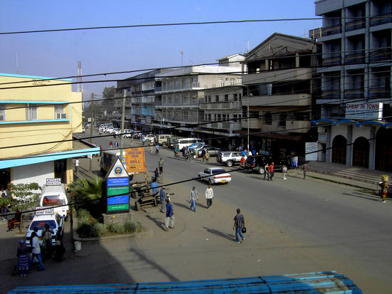 Arusha vom Hotel (Backpackers) aus