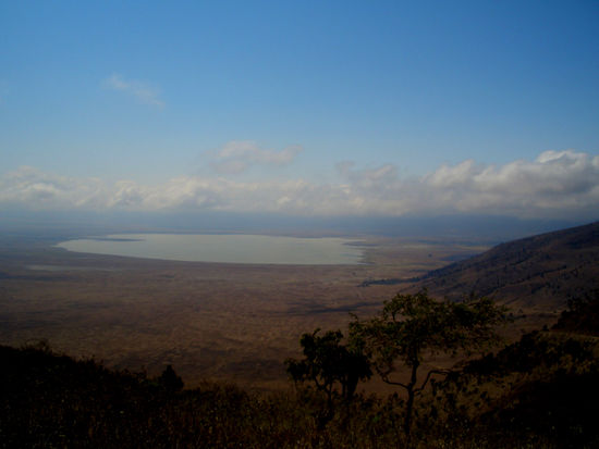 Ngorongoro Krater vom Rand aus