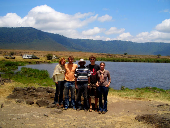 unsere Reisegruppe mit dem Guide in der Mitte