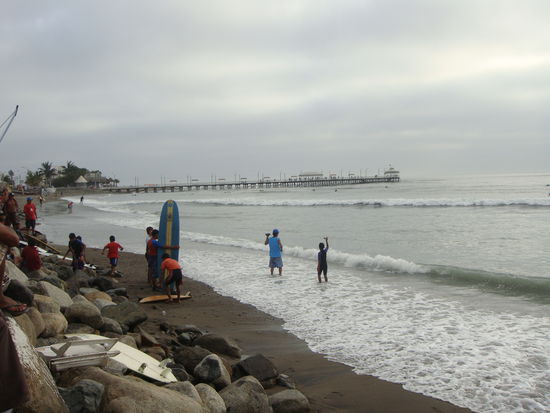 Mitten im Surfparadies