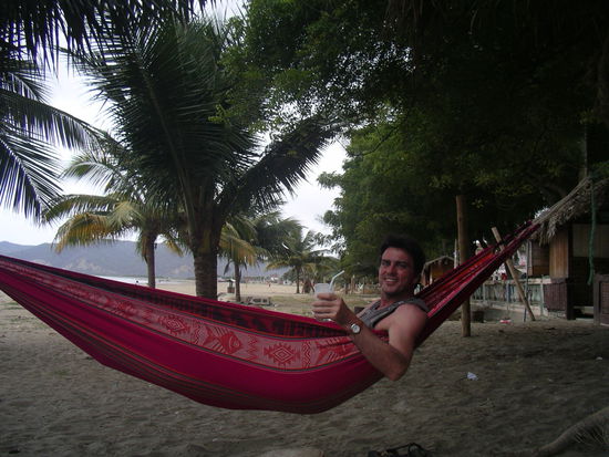 Diesmal am Strand von Puerto Lopez