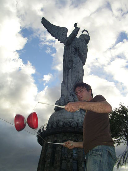 Zum Wahrzeichen geht´s eine halbe Stunde bergauf
Schwitzen inklusive